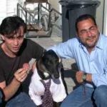 Riccardo and Manlio, ex-track personnel at the Rome kennels