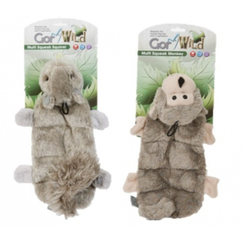 GOR WILD MULTI-SQUEAK TOYS